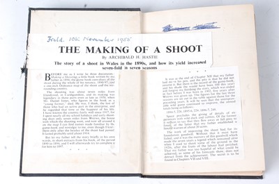 Lot 262 - * Hastie, Archibald, Making A Shooting, London,...