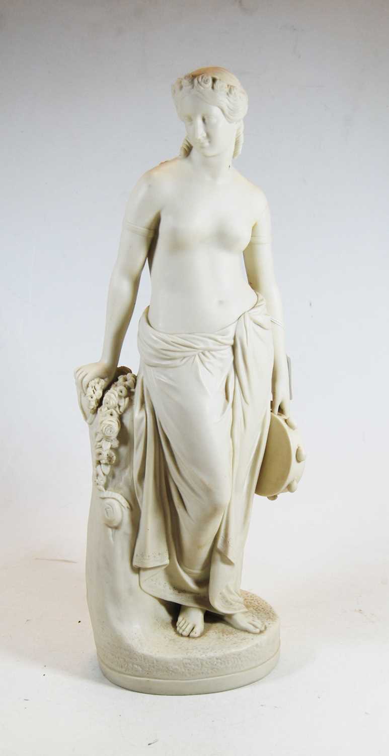 Lot 8 - A mid 19th century Copeland Parian figure of...