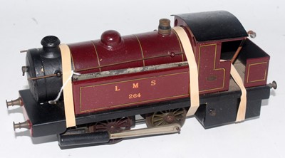 Lot 345 - A completely repainted large Bowman 0-4-0 live...