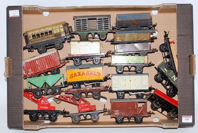 Lot 350 - A large tray of 18 Hornby mainly post-war...