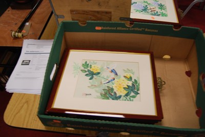 Lot 82 - A box containing a collection of Chinese...