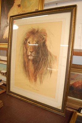 Lot 1028 - Spencer Roberts - Bengal Tiger, pastel, signed...