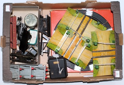 Lot 355 - A large tray of Hornby post war accessories...