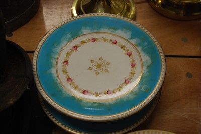 Lot 108 - A 19th century porcelain part dessert service,...