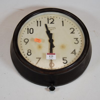 Lot 123 - An early 20th century Smiths bakelite wall...