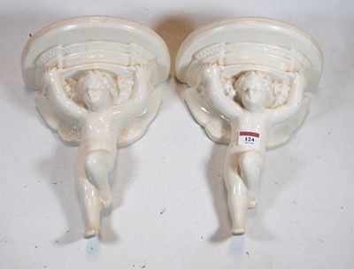 Lot 124 - A pair of 20th century Poole Pottery style...