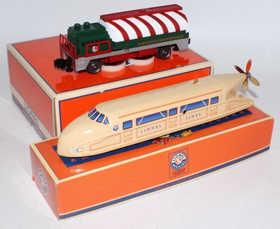 Lot 367 - Lionel Christmas Holiday Track cleaning car...