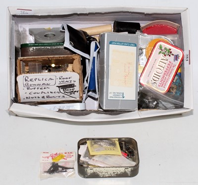 Lot 384 - A box containing various mainly spares as...