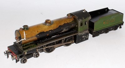 Lot 389 - Bassett Lowke live steam green 4-4-0...