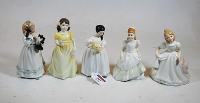 Lot 241 - A collection of five Royal Doulton figurines,...