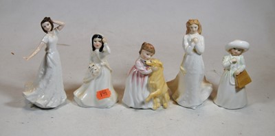 Lot 249 - A collection of five Royal Doulton figurines,...