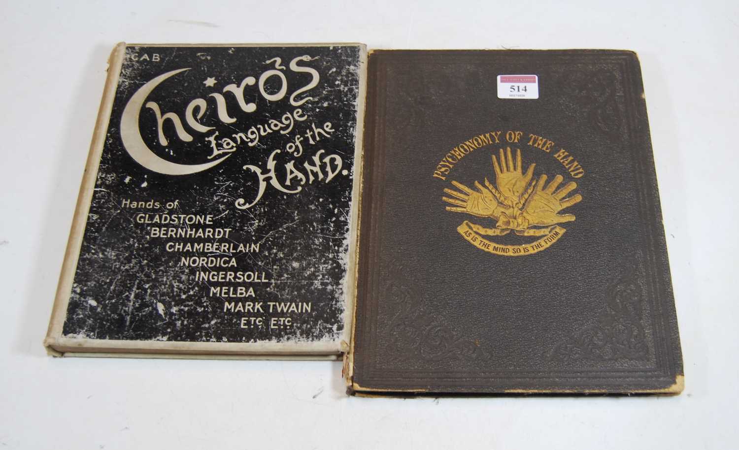 Lot 514 - Richard Beamish, Psychonomy of the Hand, 1865...