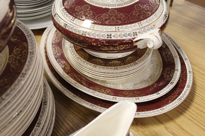 Lot 256 - A Crown Ducal porcelain part dinner service