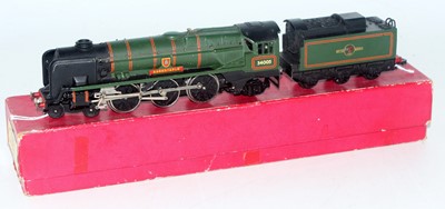 Lot 628 - 2235/2335 Hornby Dublo 2-rail loco and tender,...