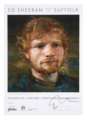 Lot 11 - Signed Ed Sheeran: Made in Suffolk Exhibition...