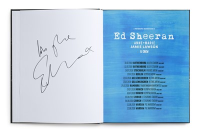 Lot 40 - Photo Book of Ed Sheeran’s European Divide...