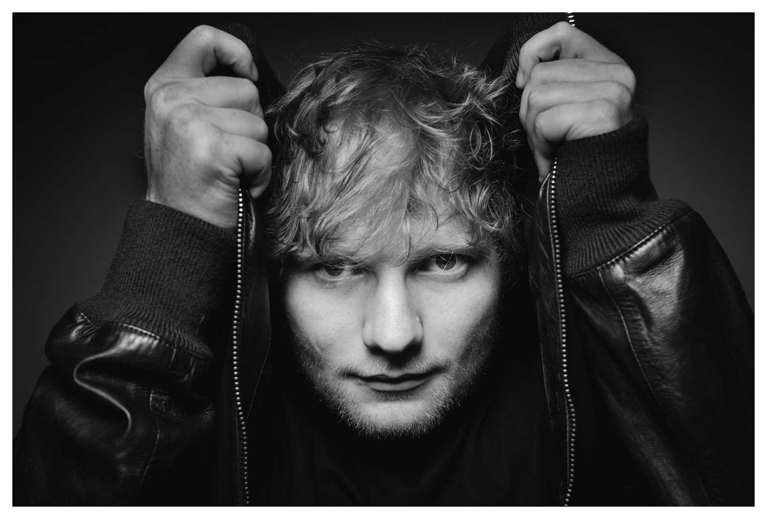 ed sheeran photoshoot black and white