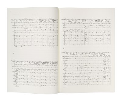 Lot 80 - Facsimile of the Handwritten Full Musical...
