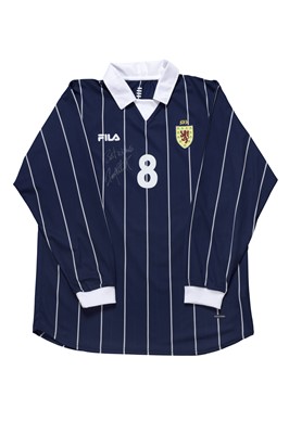 Lot 124 - No 8 Scotland International Football Shirt...