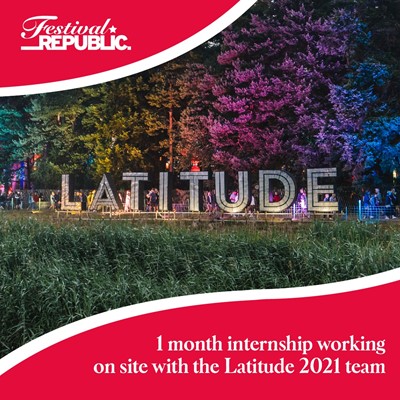 Lot 135 - A one month Internship with Festival Republic...