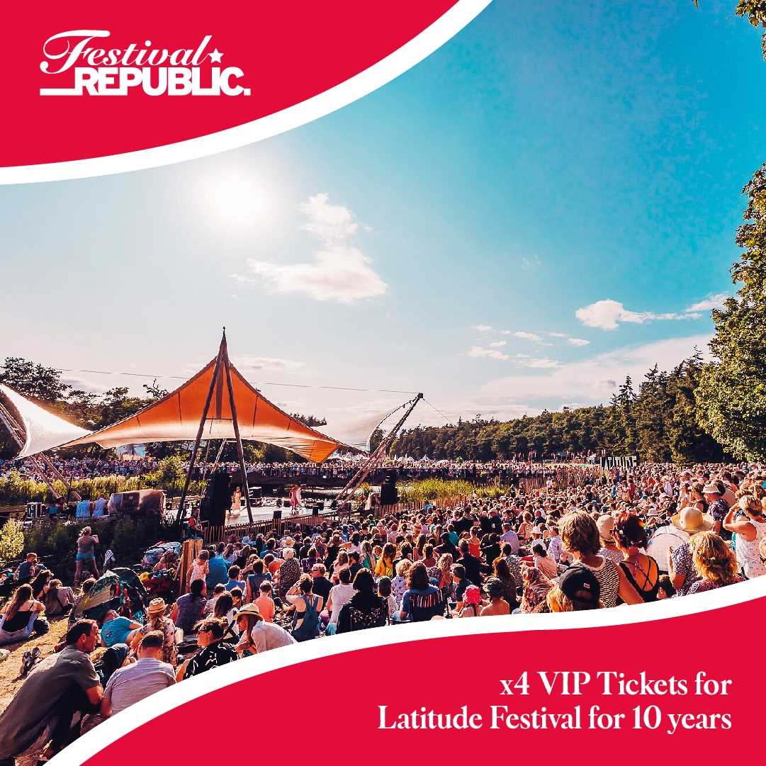 Lot 136 - 4 VIP Tickets to Latitude Festival for 10...