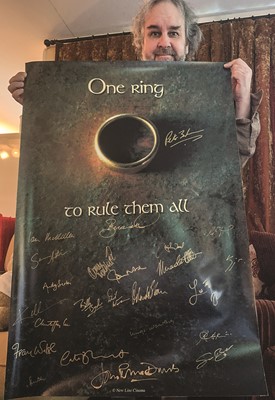 Lot 163 - Lord of Rings One Ring Rules Them All Poster...