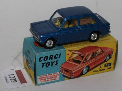 Lot 1229 - A Corgi Toys No. 251 Hillman Imp comprising of...