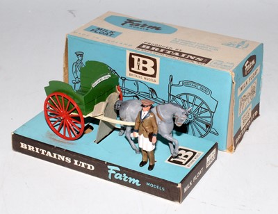 Lot 1312 - A Britains No. 9503 farm models milk float...