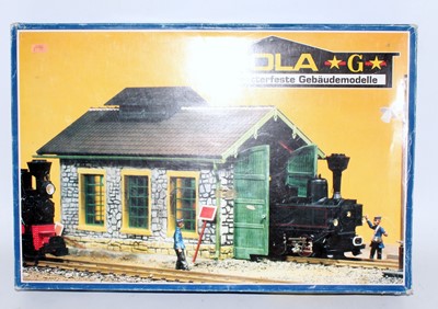 Lot 390 - A Pola G scale boxed kit built model of an...