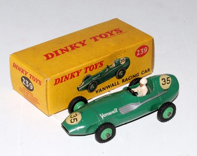 Lot 2185 - A Dinky Toys No. 239 Vanwall racing  car...