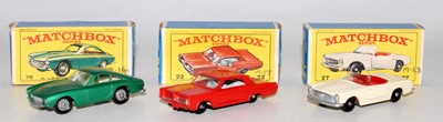 Lot 2343 - Three various boxed Matchbox 1/75 series...