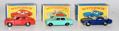 Lot 2344 - Three various boxed Matchbox 1/75 series...