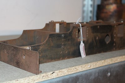 Lot 45 - Part built chassis and copper boiler for a 5"...