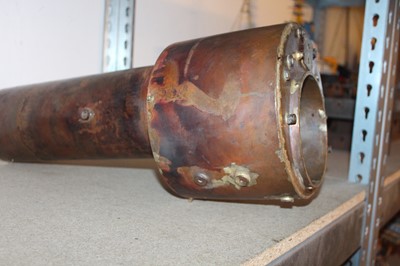 Lot 45 - Part built chassis and copper boiler for a 5"...