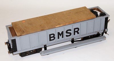 Lot 99 - Two riding trolleys for 5" gauge use, both in...