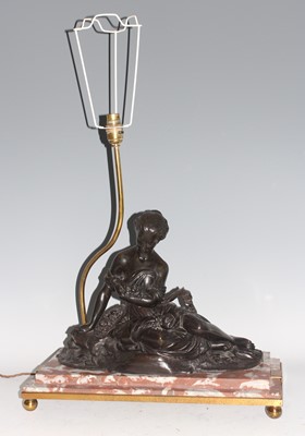Lot 2348 - An early 20th century French bronze, rouge...
