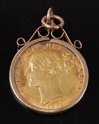 Lot 2217 - A Victorian gold full sovereign dated 1852...