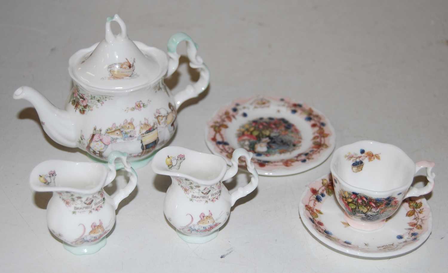 Lot 288 - A Royal Doulton Brambly Hedge tea service in...