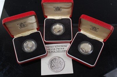 Lot 2033 - Great Britain, 1983 silver proof £1 coin,...