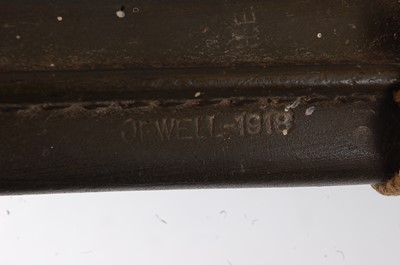 Lot 154 - A Remington M1917 bayonet, the 43cm singled...