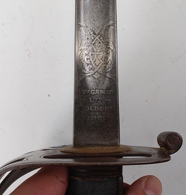 Lot 156 - A British 1827 pattern Rifle Officer's sword,...