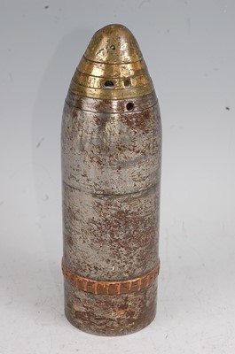 Lot 112 - A deactivated WW I pom pom artillery shell,...