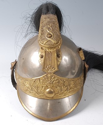 Lot 114 - A French Model 1874 Cuirassier helmet, having...