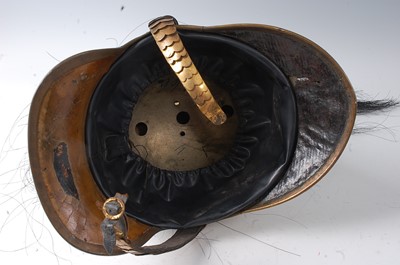 Lot 114 - A French Model 1874 Cuirassier helmet, having...