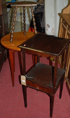 Lot 1350 - A mahogany gentleman's washstand, w.40cm,...