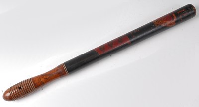 Lot 101 - A 19th century turned ash? Essex Constabulary...