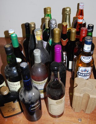 Lot 1405 - Mixed lot of fortified wines and other drinks,...