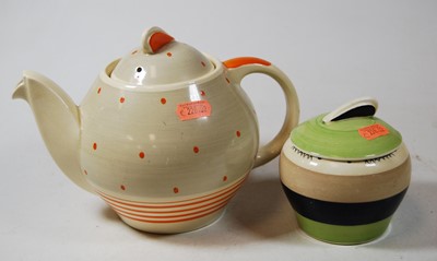 Lot 47 - A Susie Cooper Crown Burslem Works teapot...
