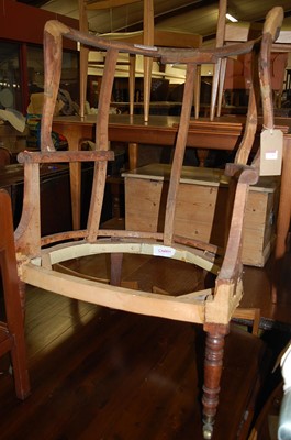 Lot 1318 - An early 19th century mahogany framed...