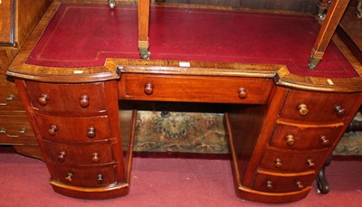 Lot 1356 - A Victorian mahogany inverted breakfront...